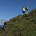 Couple just below the summit.