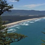 This is the more secluded beach you can hike to -- also roughly the area where we spotted the whale.