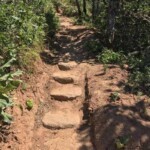 Impressive new trail construction.