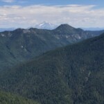 Battle Axe, Battle Axe Creek drainage and Mount Jefferson.