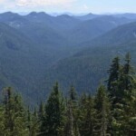 Opal Creek Wilderness from the summit.