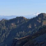 Hood and the ridge leading north from the summit.