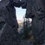 The stone arch along Ed's Trail.