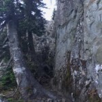 This is the worts of the rock scramble section.