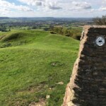 This is at Haresfield Beacon, the site of an Iron Age fort.