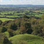 From the high point of my walk, Haresfield Beacon.