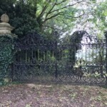I got lost at one point but found this cool old gate.