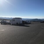Parking lot the day after Labor Day -- my kind of view!
