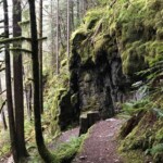 Rock formation on the way up the western side of the hill.